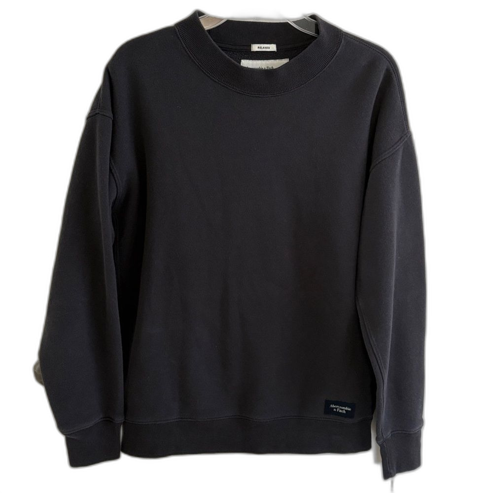 VGUC Abercrombie & Fitch Charcoal Gray Soft AF Men’s Crewneck Sweatshirt S